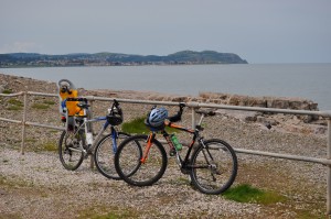 Family cycling in North Wales - Bikes with Leco Top Tube front seat