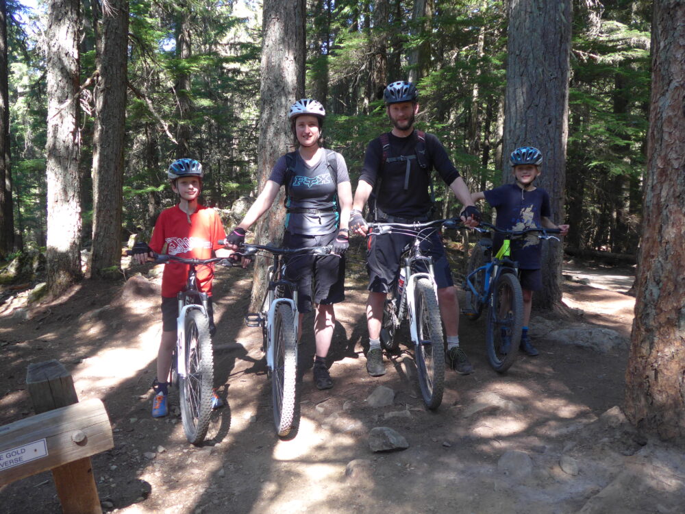 How we became a mountain biking family in just Cycle Sprog