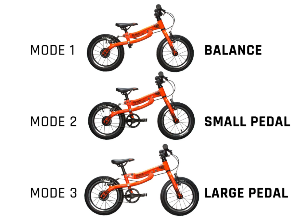 balance bike you can add pedals to