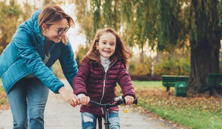 Learning to ride a bike