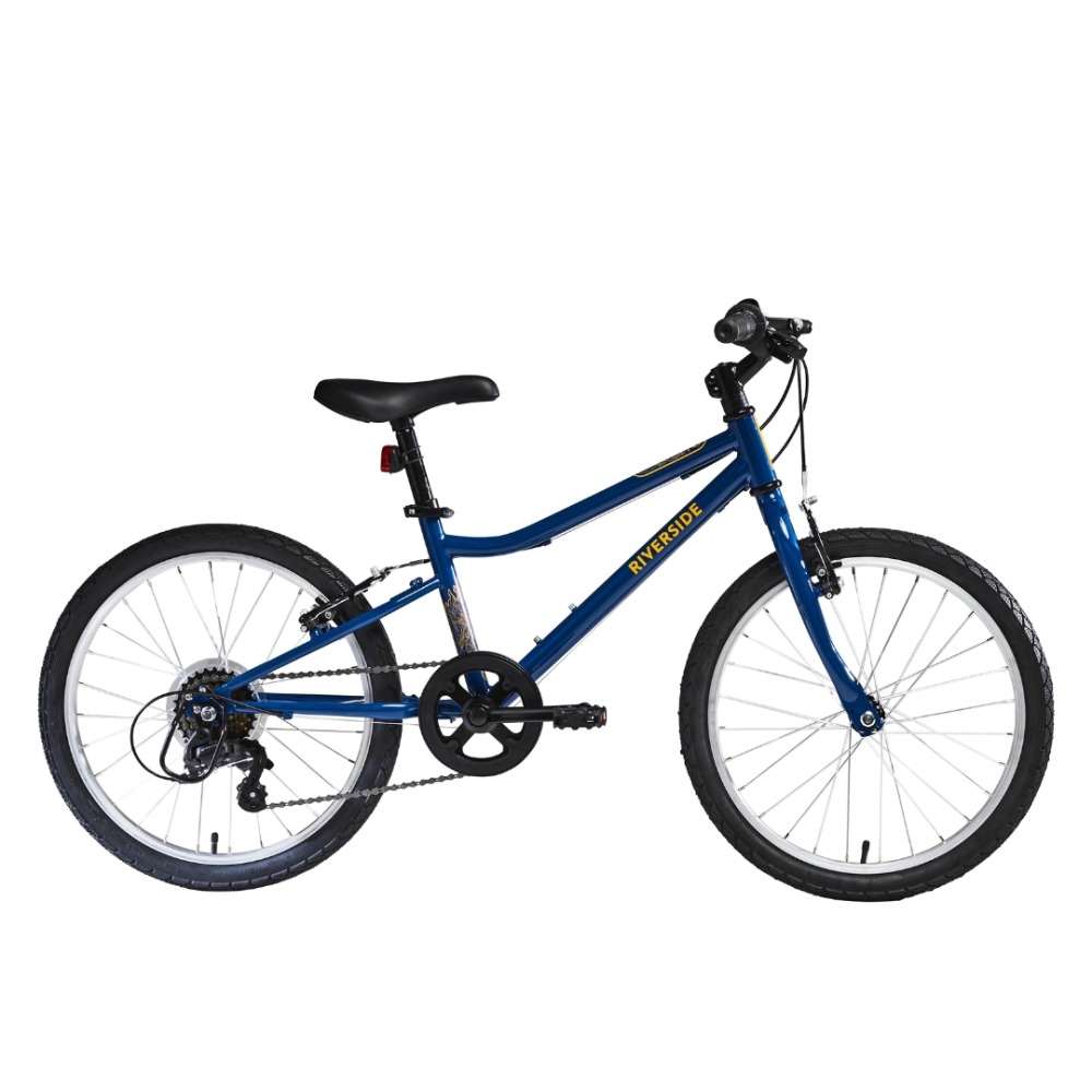 B'Twin Riverside 20-inch bike in blue