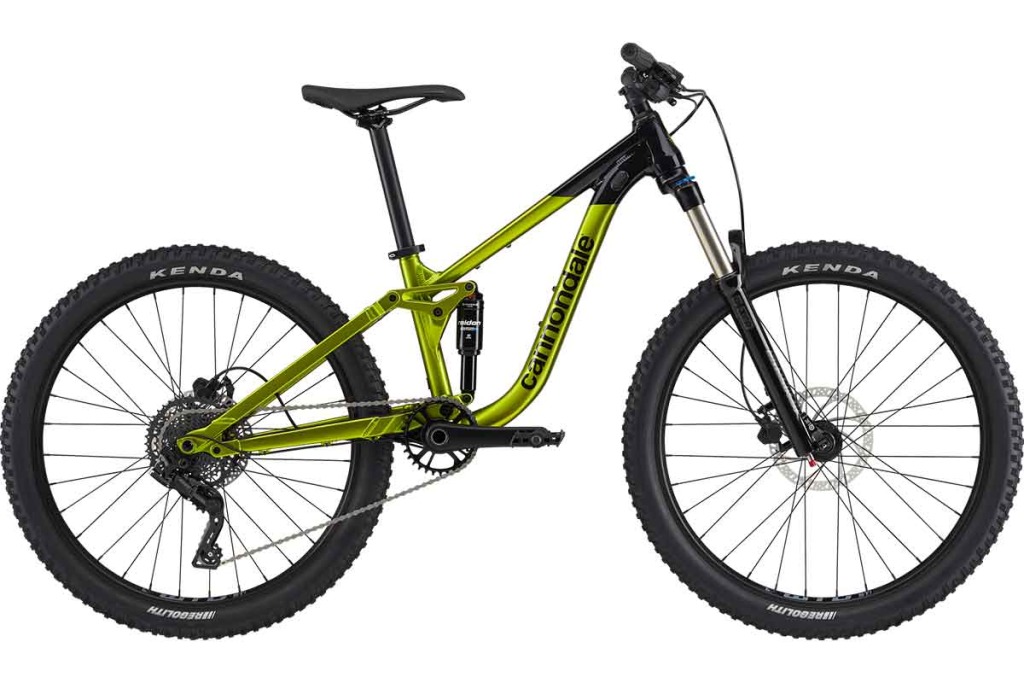 Best 26" mountain bikes for kids: A Cannondale Habit 26 on a plain background