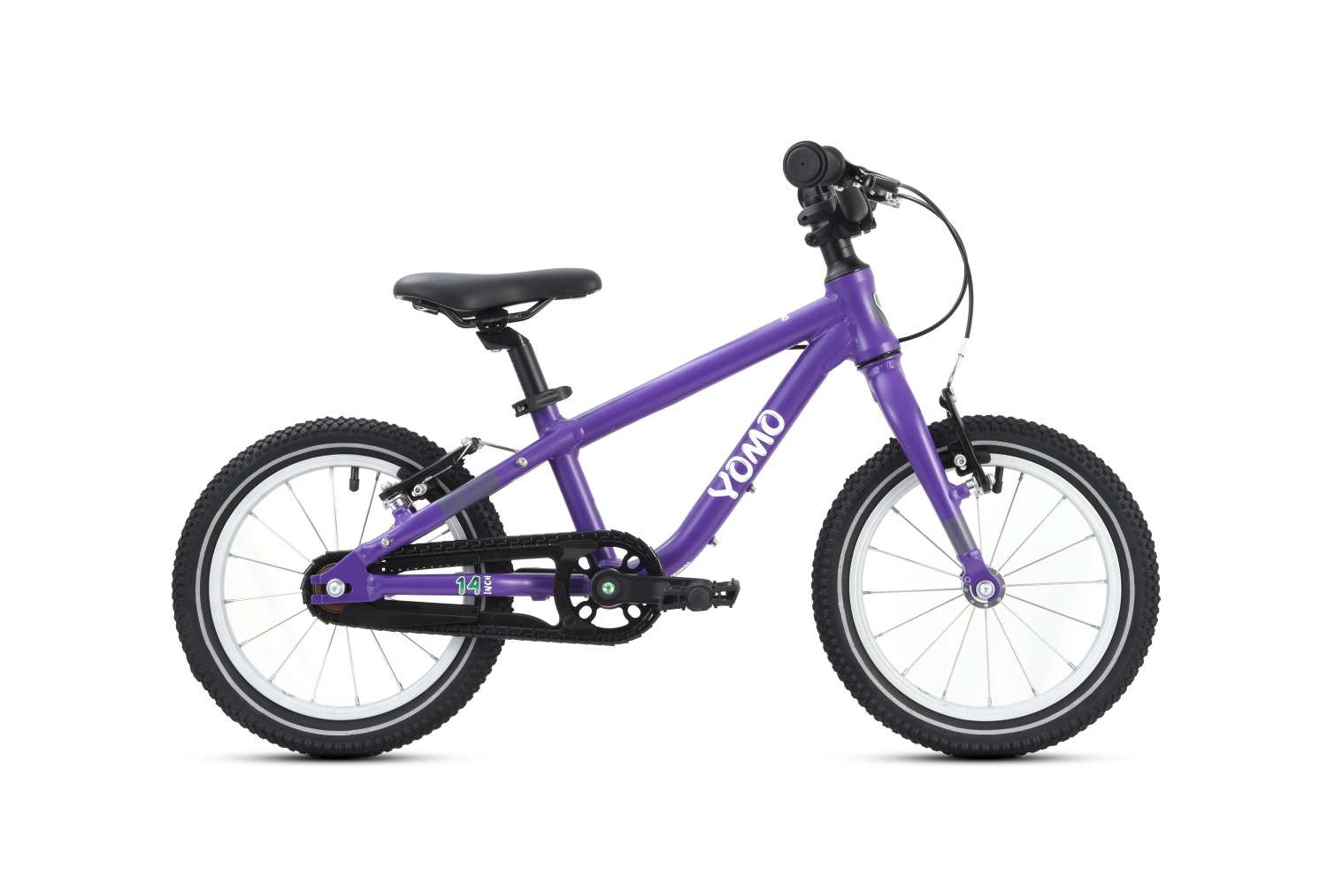 YOMO 14 kids bike in purple