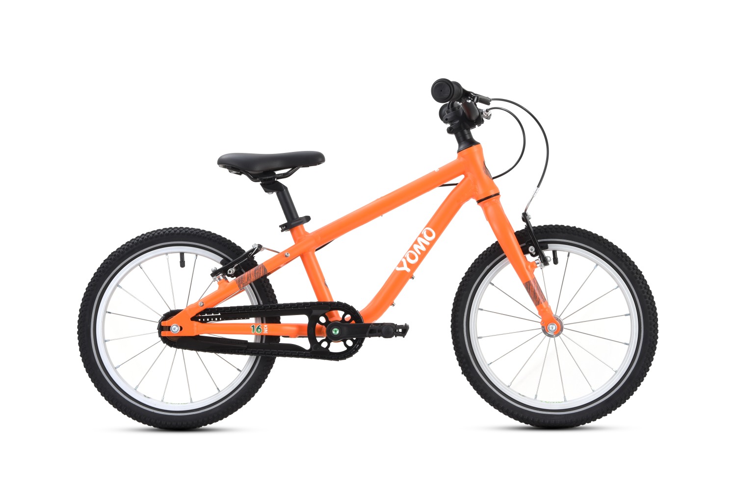 Best 16" kids' bikes: in orange - the YOMO 16