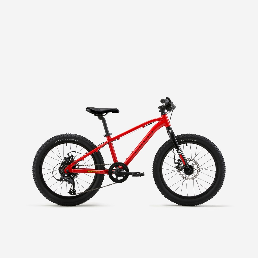 The BTwin Kids' 20” Mountain Bike Expl 900R on a blank background