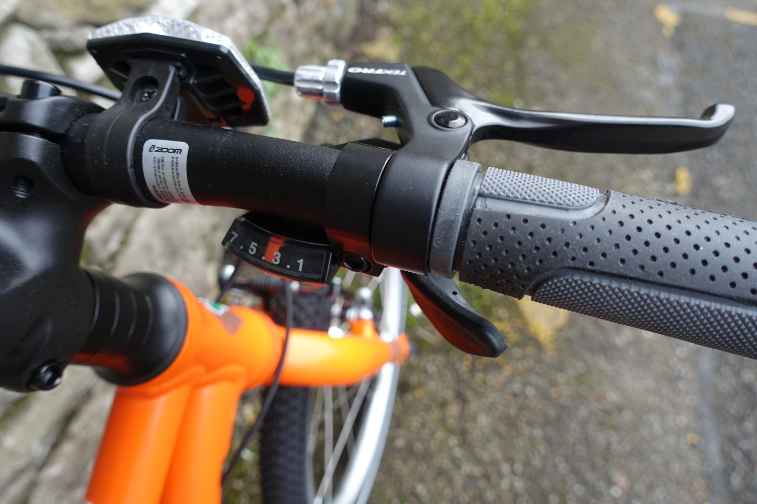 Orange YOMO 20 bike shimano gear shifter