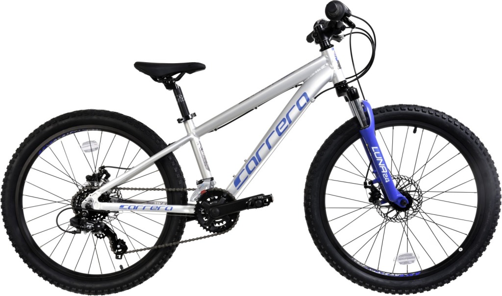 A side view of the Carrera Luna mountain bike